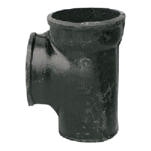 Тройник чугун канализационный Ду 50х50х90гр б/н прямой ГОСТ 6942-98, DN 50